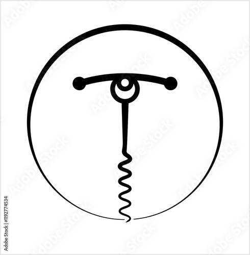 Corkscrew Icon M_2412001