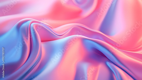 Wallpaper Mural pink blue gradient fabric fold background. colorful silk background Torontodigital.ca