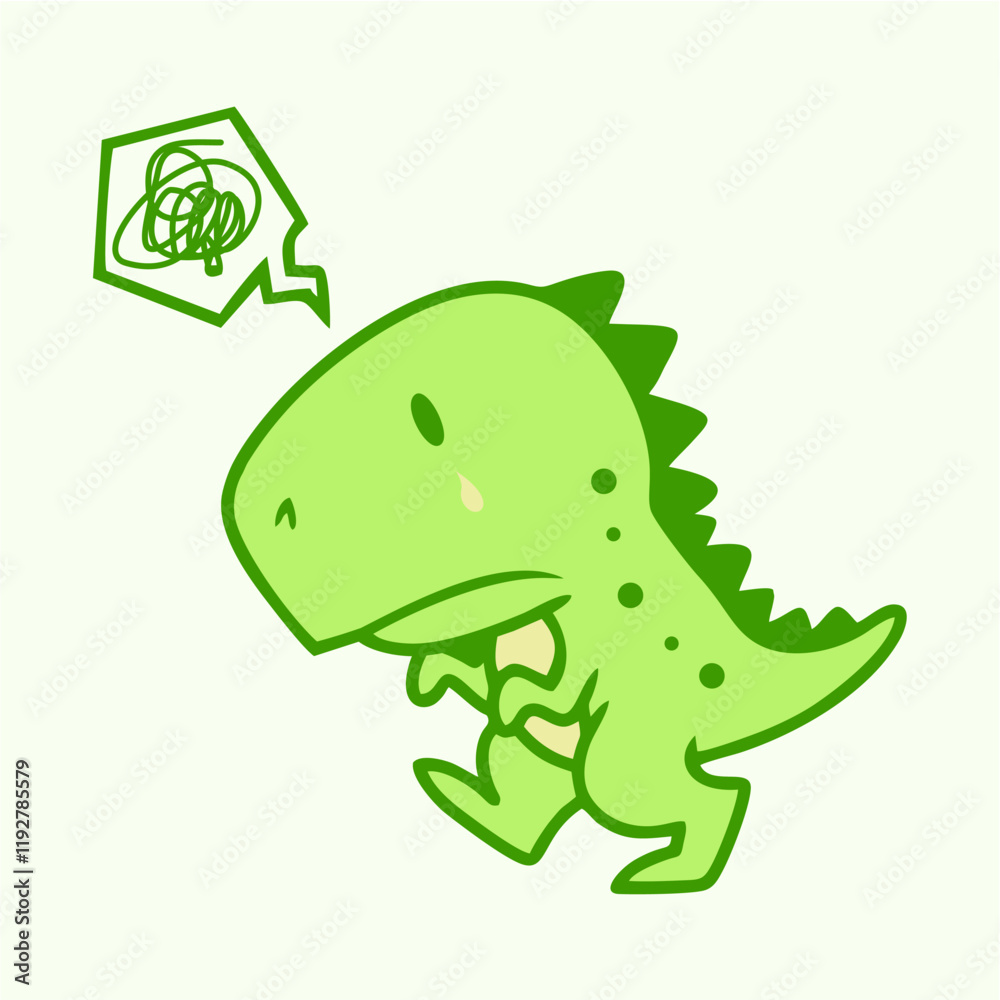 cute t-rex character dinosaur illustration cute t-rex character dinosaur illustration