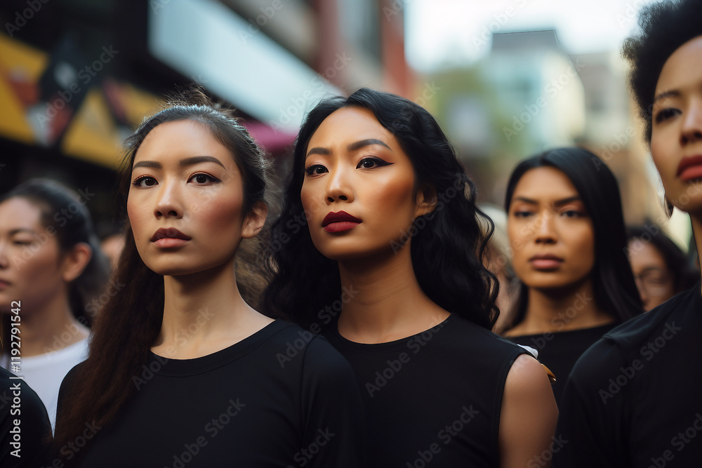 Obraz premium Feminism and freedom empowerment women rights 8 march generative ai