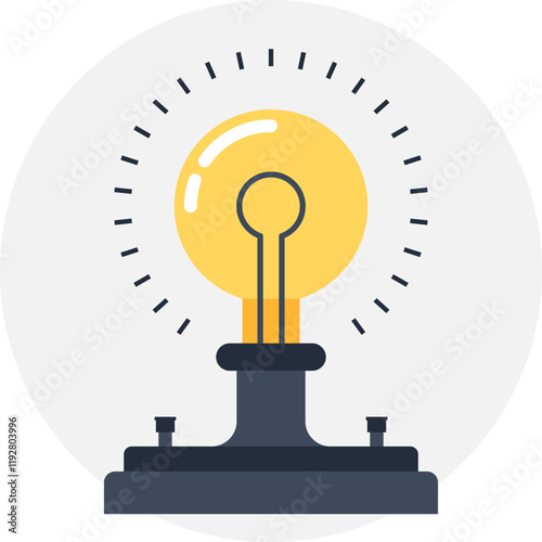 idea icon flat vector web icon