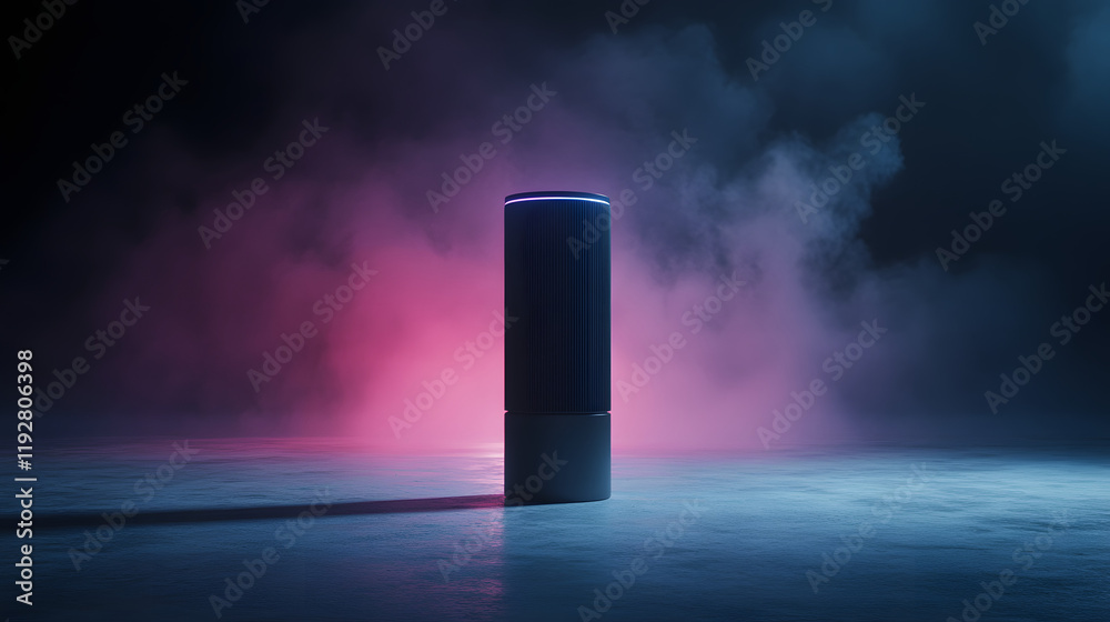 Smarter Lautsprecher im Nebel Smarter Lautsprecher im Nebel