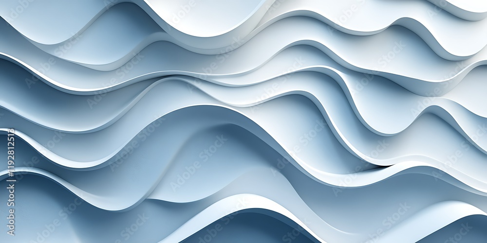 Obraz premium Abstract blue wave pattern background design