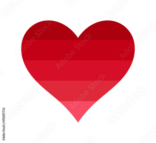 Free Download Red heart symbol icon. Vector illustration. - GFXLoad