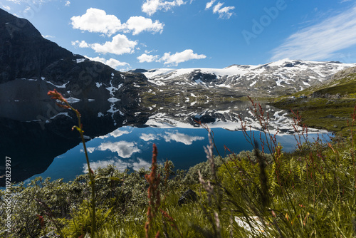 Scenic beauty of Norway, a road trip with trekking adventures photo