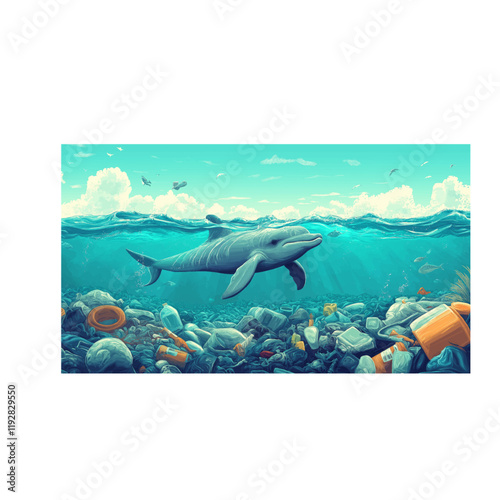 nature pollution Ocean garbage animal harm