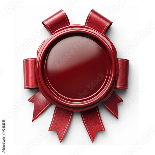 wax seal with ribbon