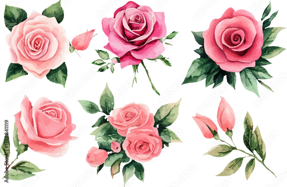 Fototapeta premium seamless pattern with roses