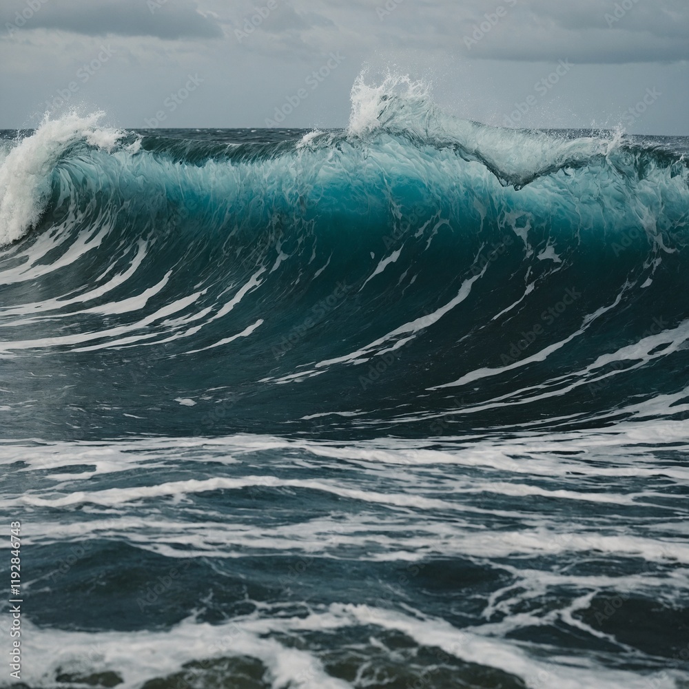 The waves break into pieces, like the abstract forms of a forgotten dream, alive with color. The waves break into pieces, like the abstract forms of a forgotten dream, alive with color.
