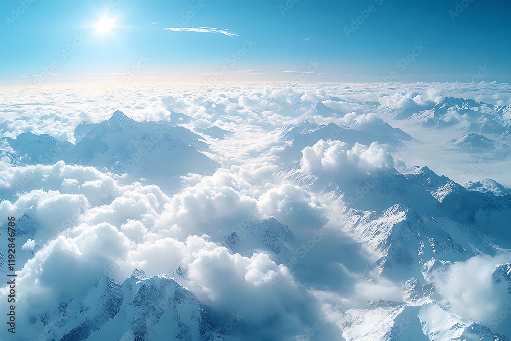 Obraz premium The high mountains are the real adventure. Lechtal panorama from mt. zugspitze - germany 