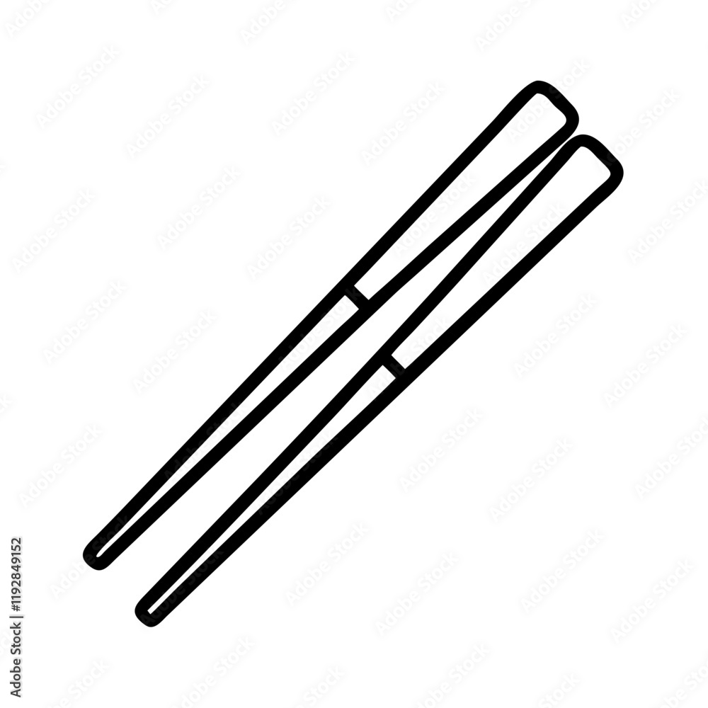 chopsticks icon, chopsticks line art - simple line art of chopsticks, perfect for chopsticks logos and icons and themed design chopsticks icon, chopsticks line art - simple line art of chopsticks, perfect for chopsticks logos and icons and themed design