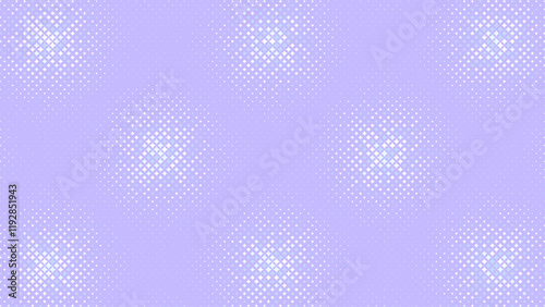 purple background with white and blue stars pattern. abstract halftone effect background with stars.