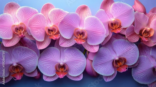 Pink orchids. photo