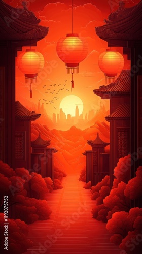 chinese new year red background, happy new year chinese