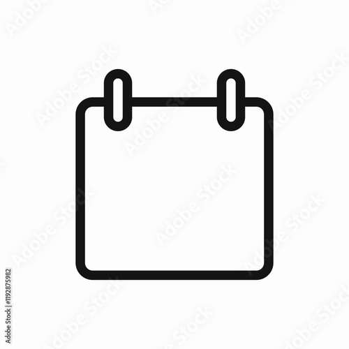 calendar schedule task icon vector sign