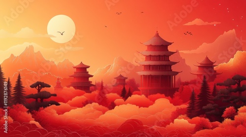chinese new year red background, happy new year chinese