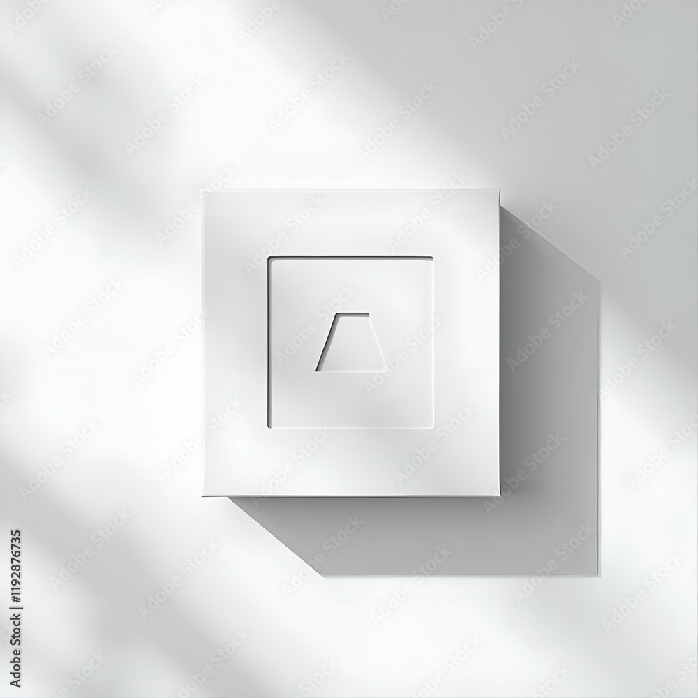 Minimalist White Square Outlet Wall Plate Design Minimalist White Square Outlet Wall Plate Design