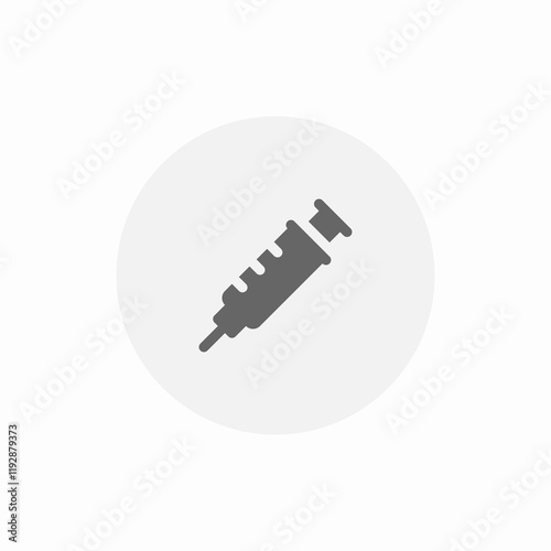 syringe injection icon sign vector