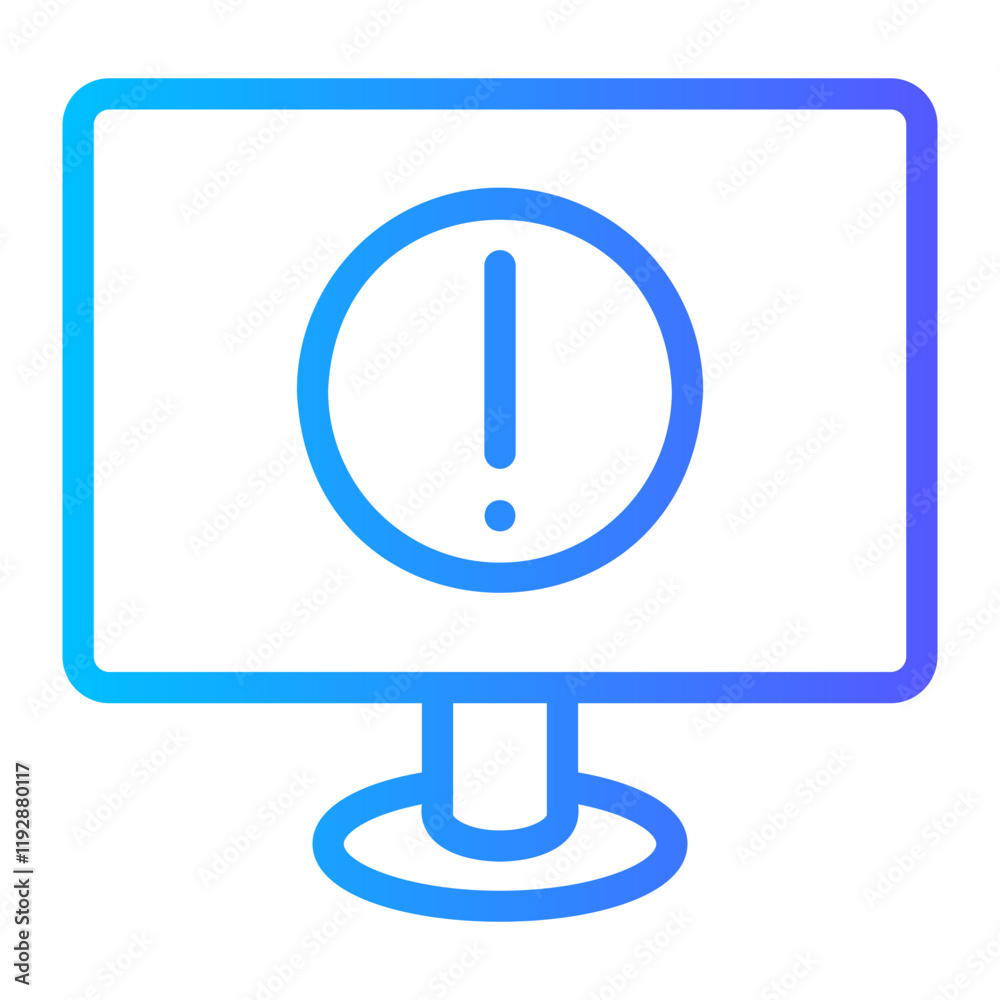 error gradient icon error gradient icon