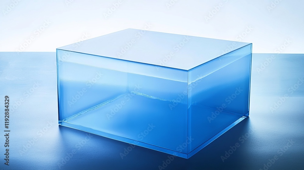 A captivating abstract glass cube filled with water; showcasing a mesmerizing interplay of light and color. A modern design piece that seamlessly blends art and architecture. A captivating abstract glass cube filled with water; showcasing a mesmerizing interplay of light and color. A modern design piece that seamlessly blends art and architecture.