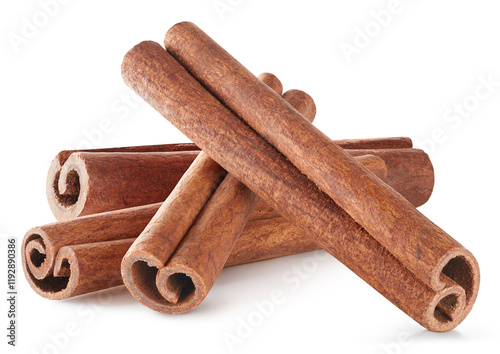 Fototapeta Naklejka Na Ścianę i Meble -  Cinnamon isolated on white background