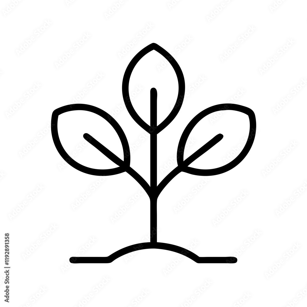 tree sapling icon, tree sapling line art - simple line art of tree sapling, perfect for tree sapling logos and icons and themed design tree sapling icon, tree sapling line art - simple line art of tree sapling, perfect for tree sapling logos and icons and themed design