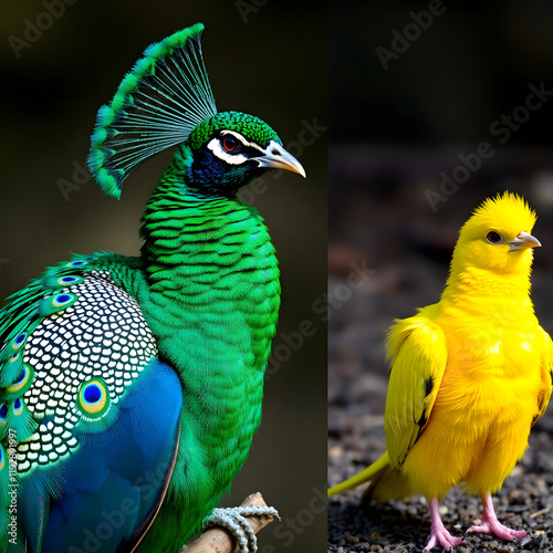 blue and yellow macaw ara