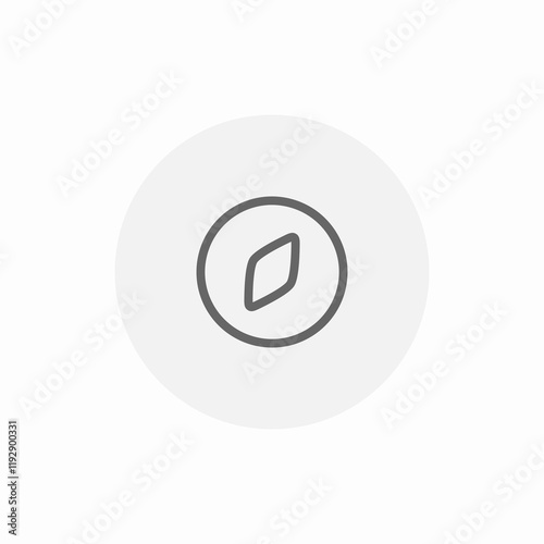 compass navigation icon sign vector