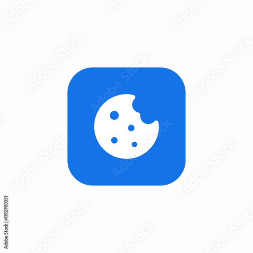 cookies allow icon sign vector