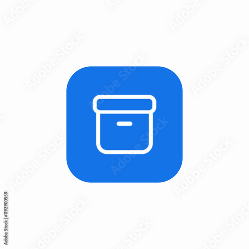 delivery box icon sign vector