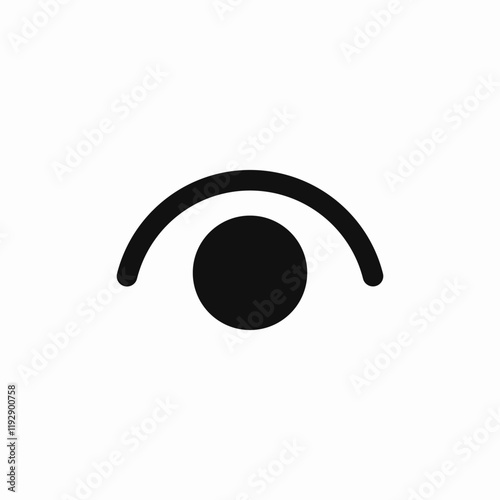 eye visible icon sign vector