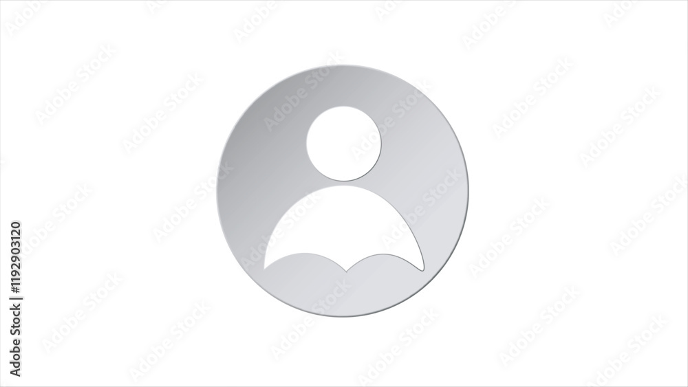 Abstract Man User Icon - Person Profile,simple man icon on white background. Abstract Man User Icon - Person Profile,simple man icon on white background.