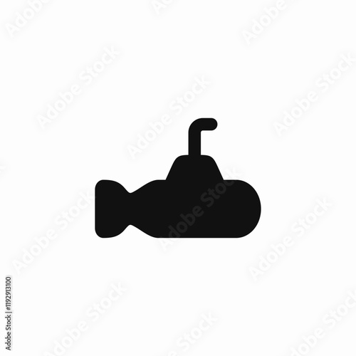 submarine sea icon sign vector