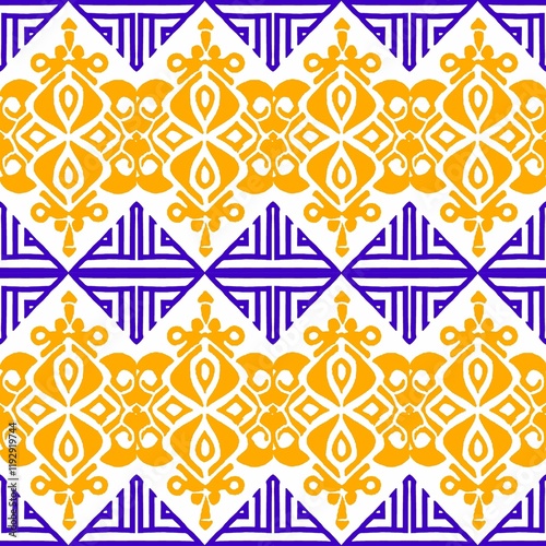  seamless pattern with abstract ornament. vector illustration