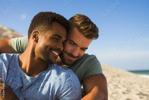 Created with generative AI LGBT theme picture gay pride month human respect photo