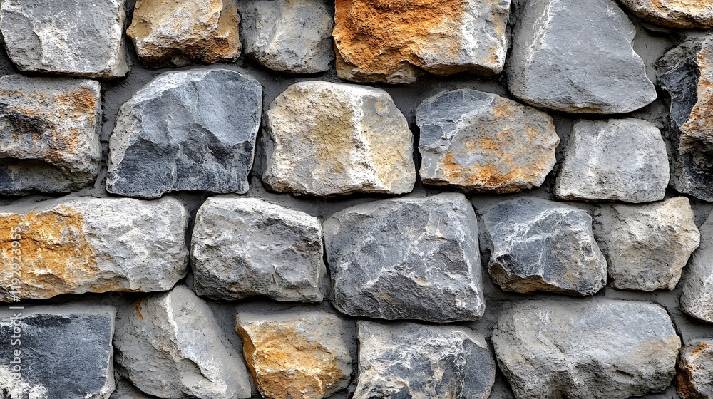 Raw concrete and natural stone wall showcases rustic construction with mixed gray tones, featuring embedded stones and rough surface patterns, creating industrial architectural detail with weathered Raw concrete and natural stone wall showcases rustic construction with mixed gray tones, featuring embedded stones and rough surface patterns, creating industrial architectural detail with weathered