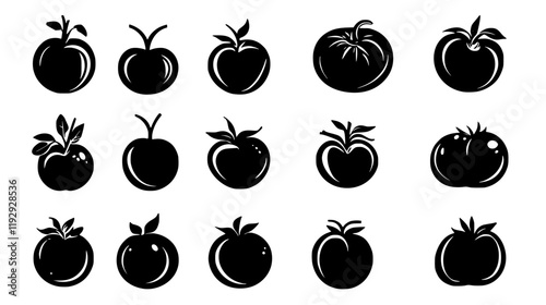 Collection of Tomato digital art, Tomato vector graphic, repetitive pattern