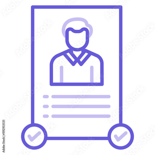 Job Candidate Male Icon