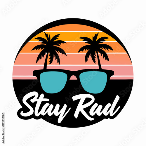 ticker design of Stay rad