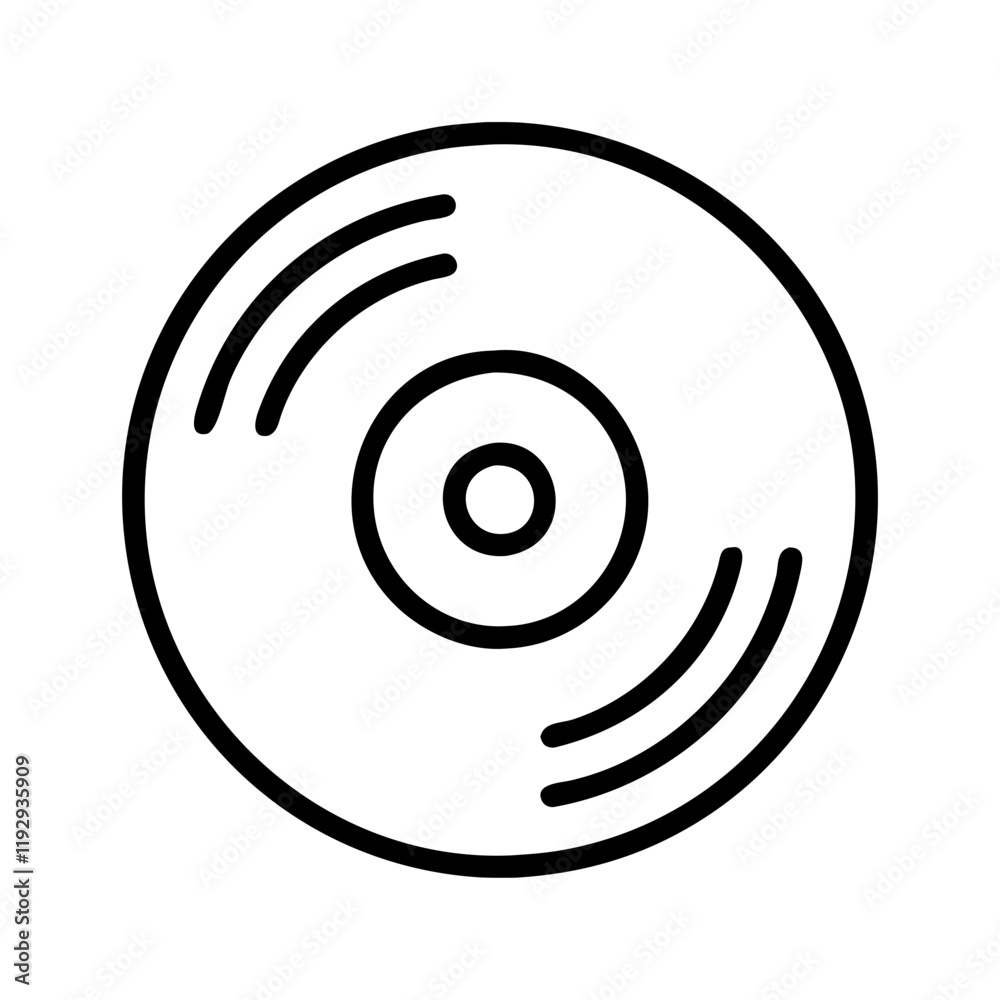 vinyl record icon, vinyl record line art - simple line art of vinyl record, perfect for vinyl record logos and icons and themed design vinyl record icon, vinyl record line art - simple line art of vinyl record, perfect for vinyl record logos and icons and themed design