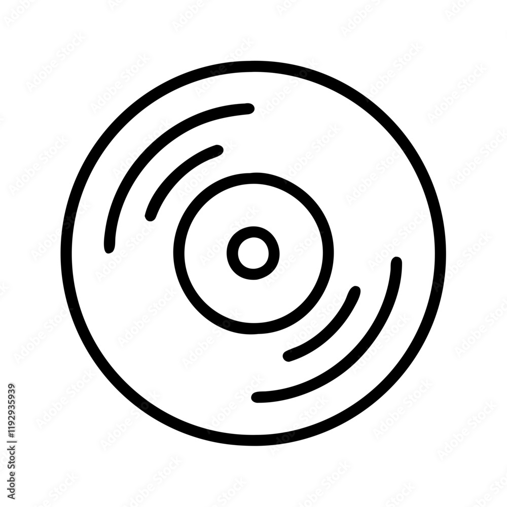 vinyl record icon, vinyl record line art - simple line art of vinyl record, perfect for vinyl record logos and icons and themed design vinyl record icon, vinyl record line art - simple line art of vinyl record, perfect for vinyl record logos and icons and themed design