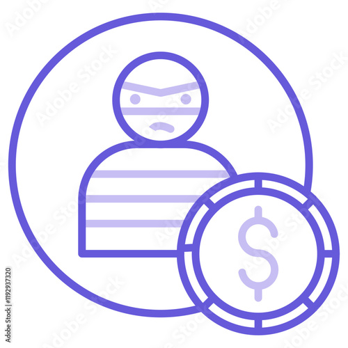 Bank Robbery Icon