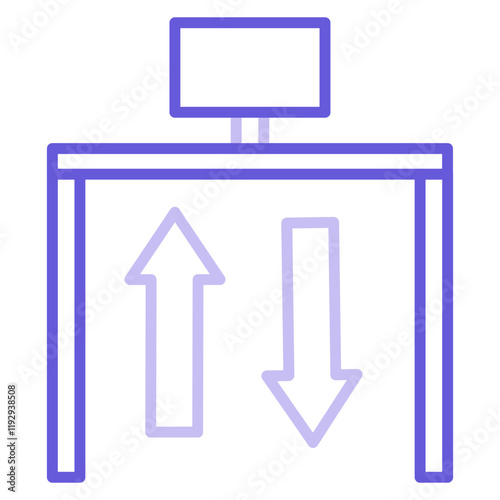 Standing Desk Icon