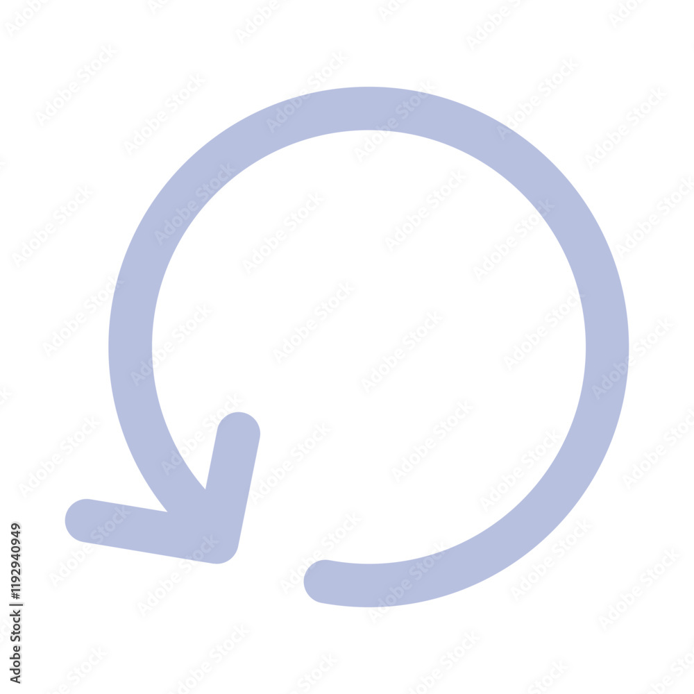 Circular Arrow Icon for User Interface Circular Arrow Icon for User Interface