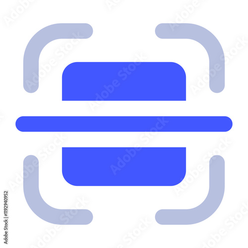Minimalistic QR Code Scanner Icon