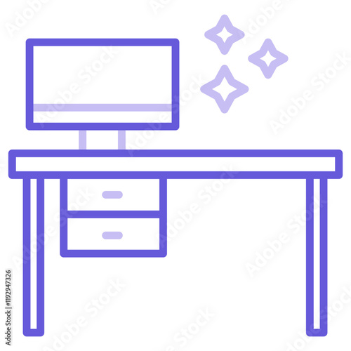 Cleaning Office Icon