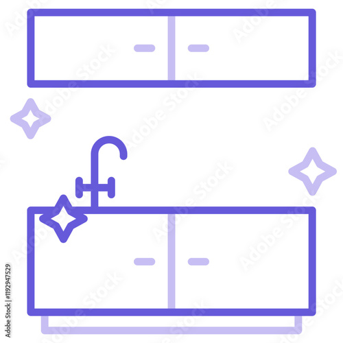 Cleaning Countertops Icon