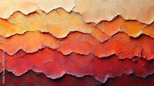 Warm Abstract Stucco Texture with Earthy Tones. Generative AI photo