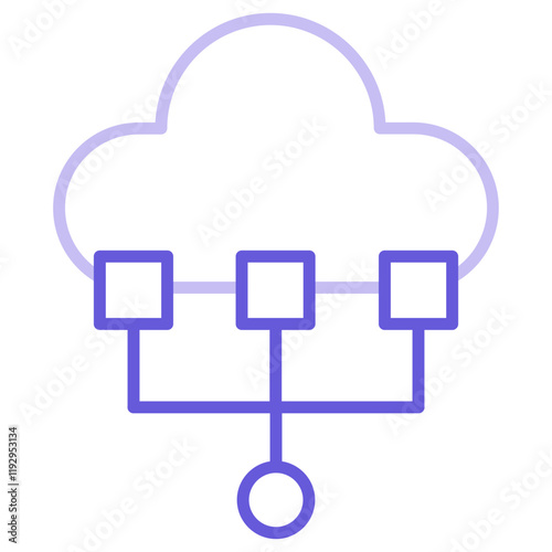 Network Virtualization Icon