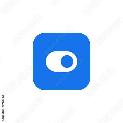 toggle turn off icon sign vector